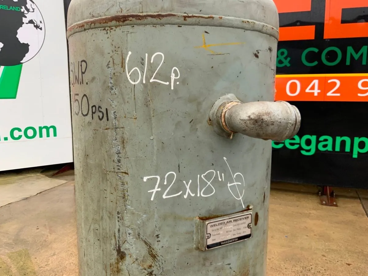 250lts UPRIGHT  AIR TANK /  RECEIVER VESSEL....61 - Image 4