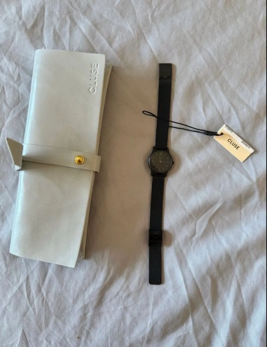 Brand new CLUSE watch, black and grey - Image 1