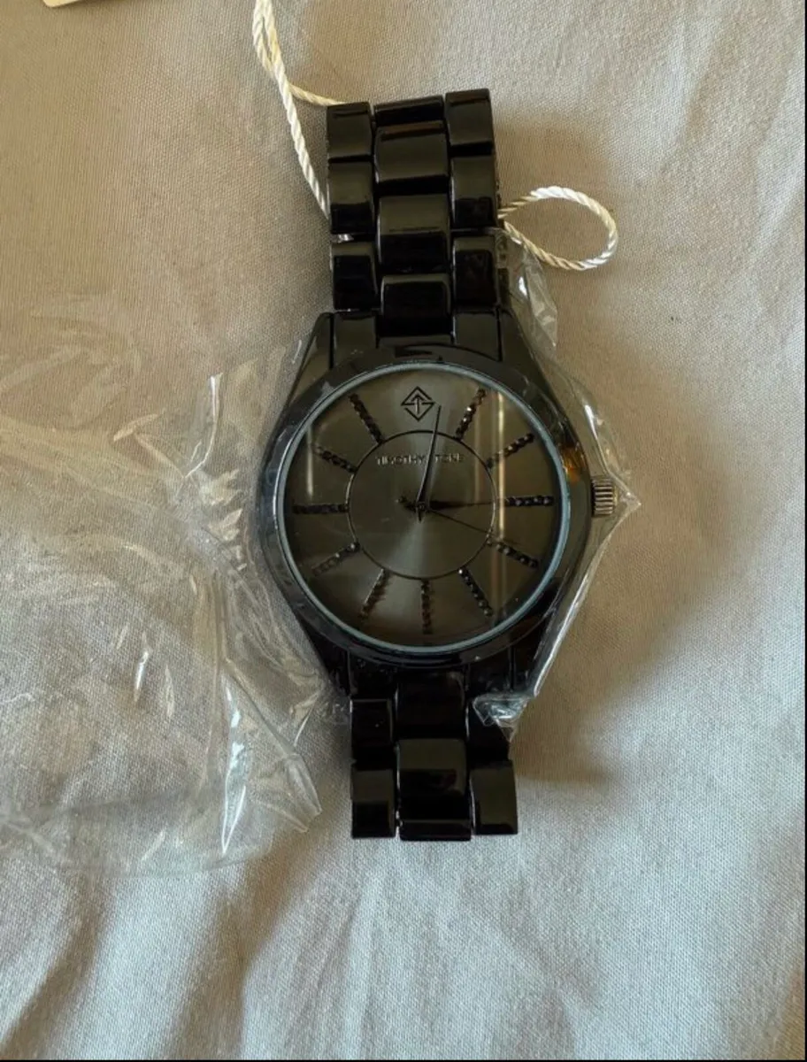 Brand new Timothy Stone watch, black, with box - Image 1