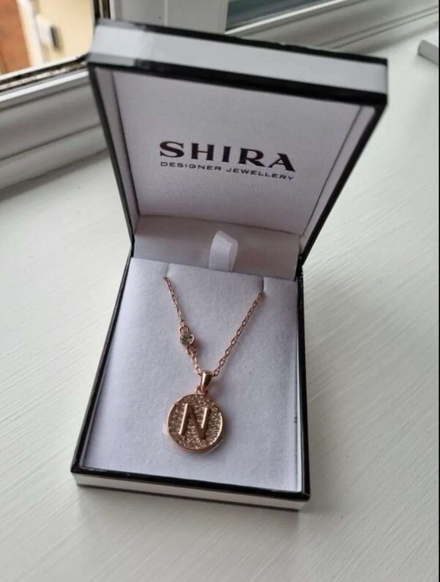 Brand new Shira Designer rose gold necklace - Image 1
