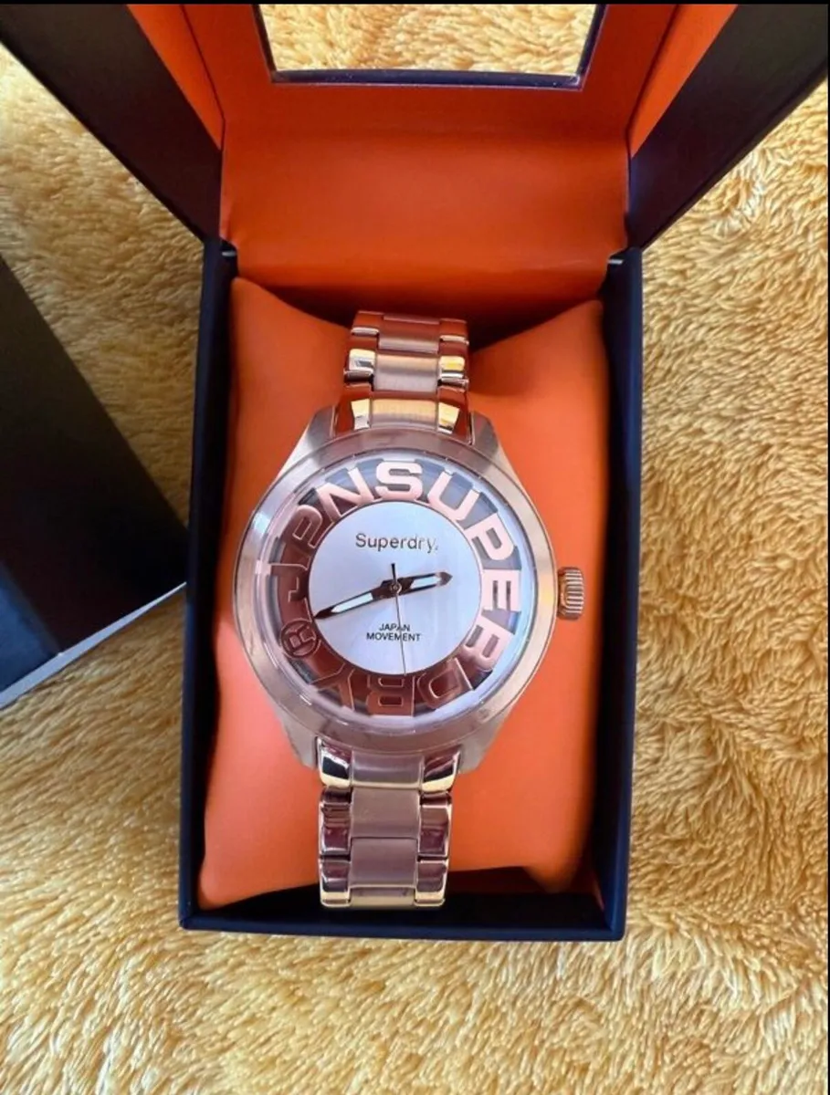 Brand new Superdry unisex rose gold watch - Image 1