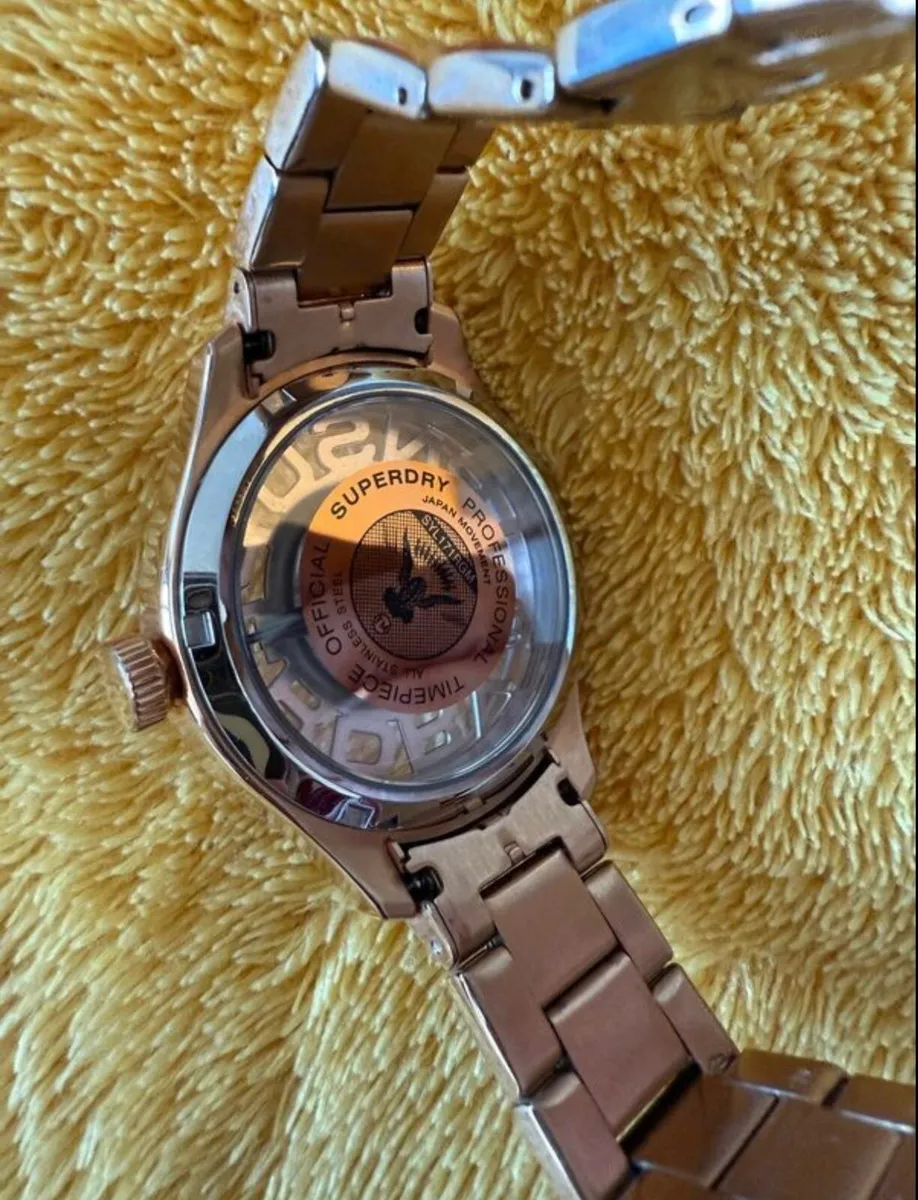 Brand new Superdry unisex rose gold watch - Image 4