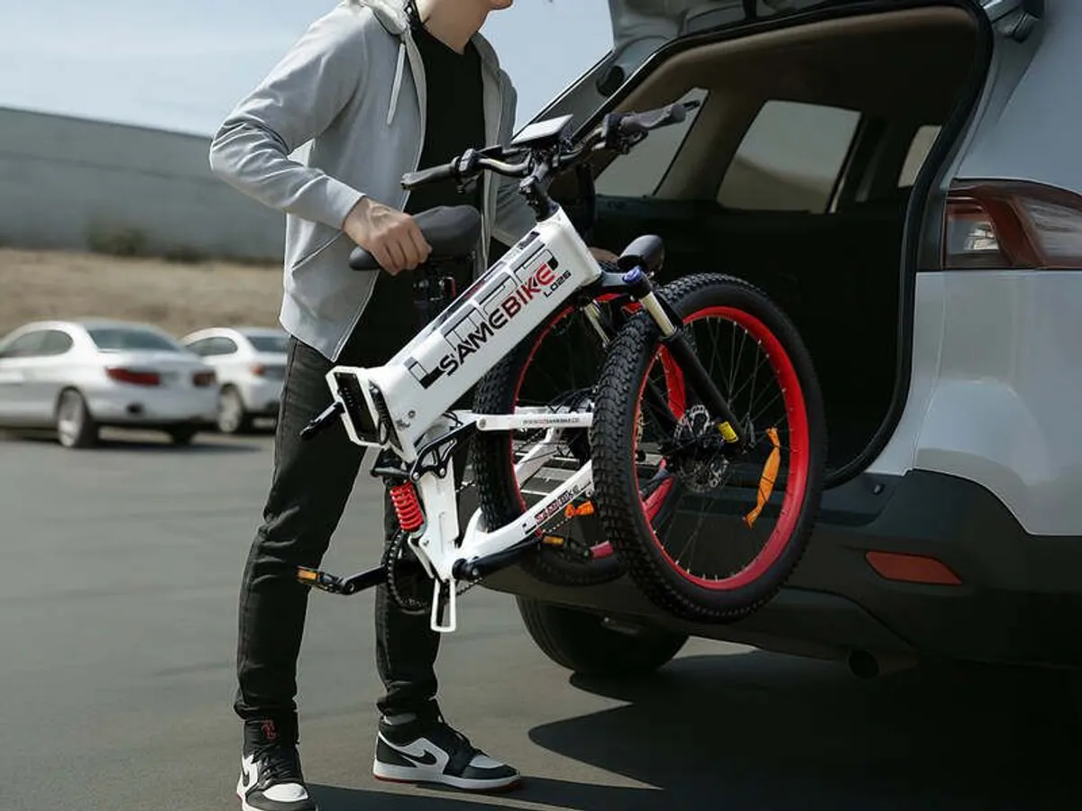 Samebike Lo26 Plus Folding Electric Bike - Image 4