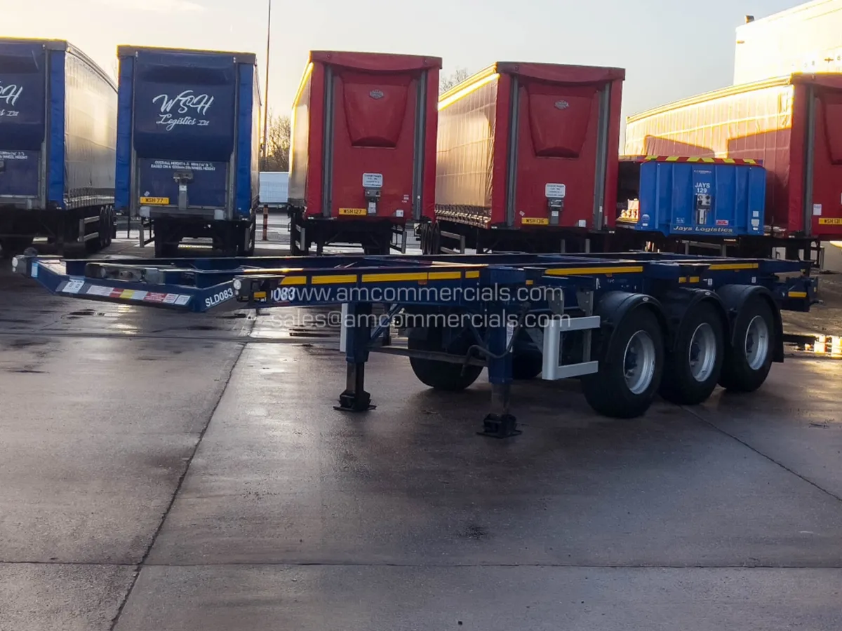 2021 DENNISON SLIDING SKELETAL TRAILER- C556054 - Image 3
