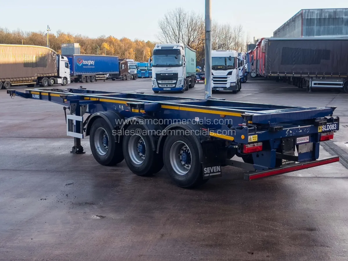 2021 DENNISON SLIDING SKELETAL TRAILER- C556054 - Image 4