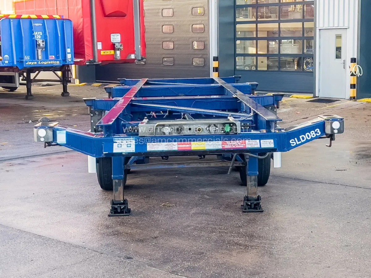 2021 DENNISON SLIDING SKELETAL TRAILER- C556054 - Image 2