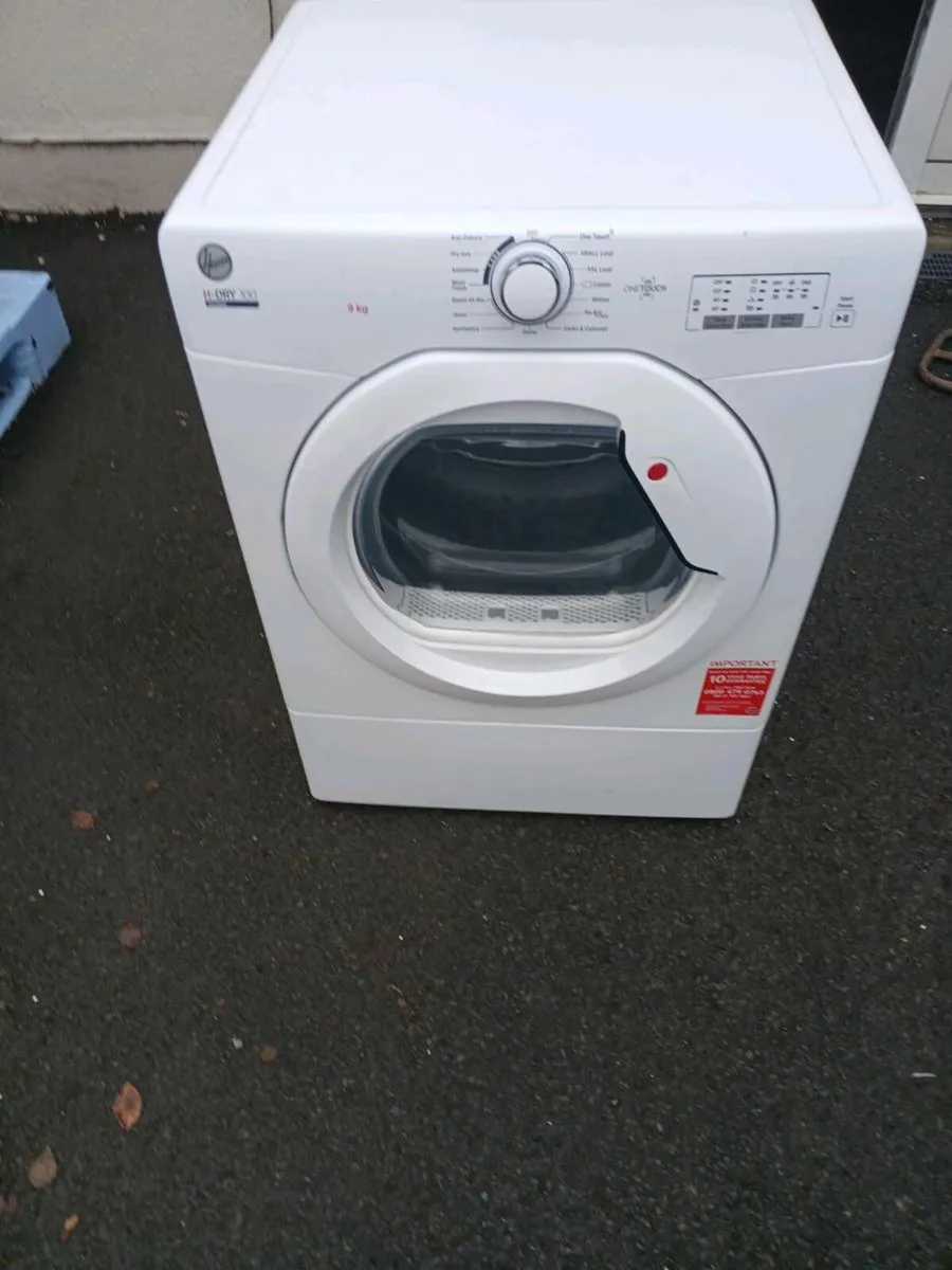 Hover 9kg  condensed dryer as new - Image 1