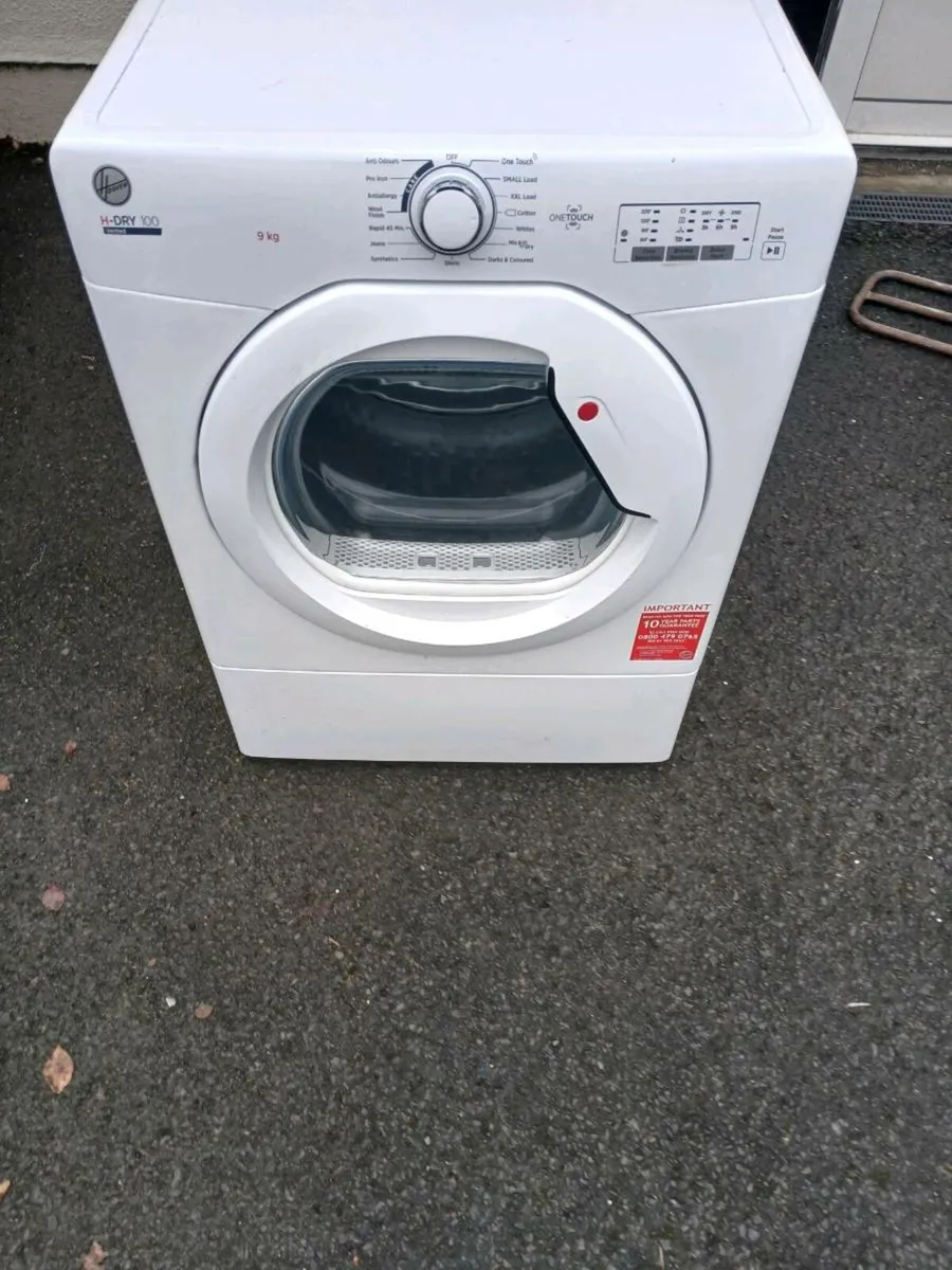 Hover 9kg  condensed dryer as new - Image 2