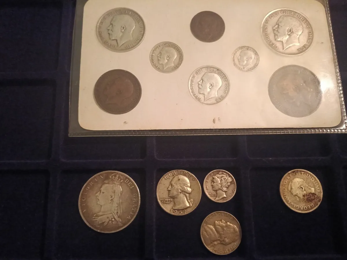 Old Silver coins 65g - Image 2