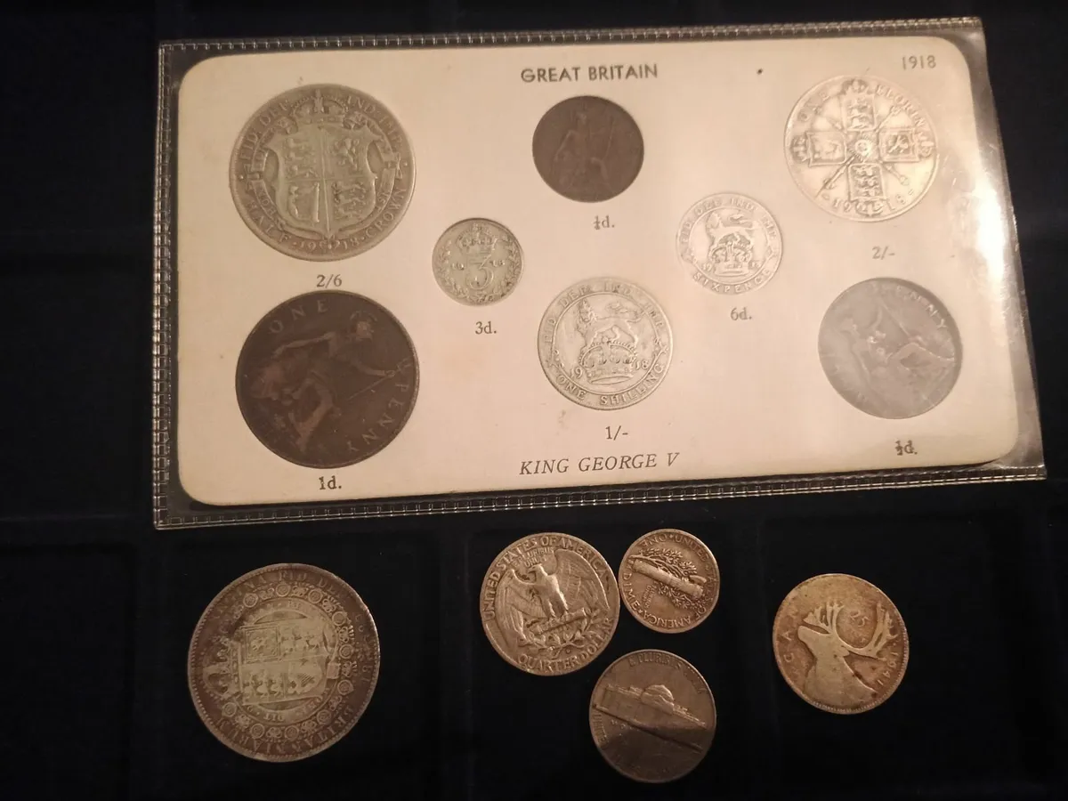 Old Silver coins 65g - Image 1