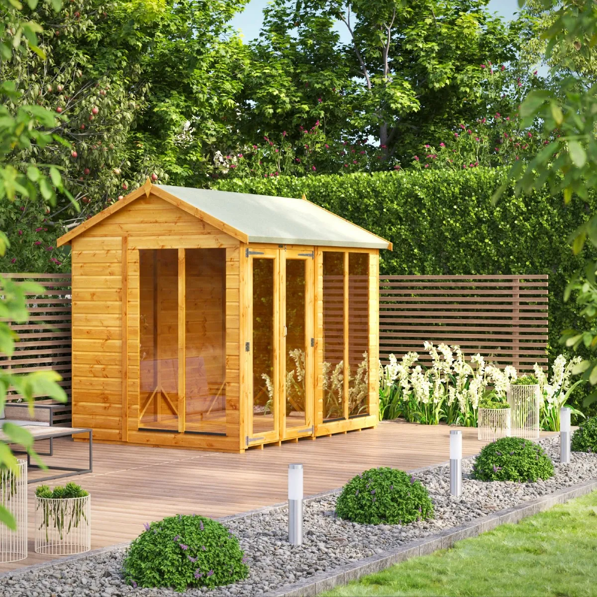 Deluxe T&G Timber 8×6 Apex Summerhouse Shed 🏡🌿 - Image 1