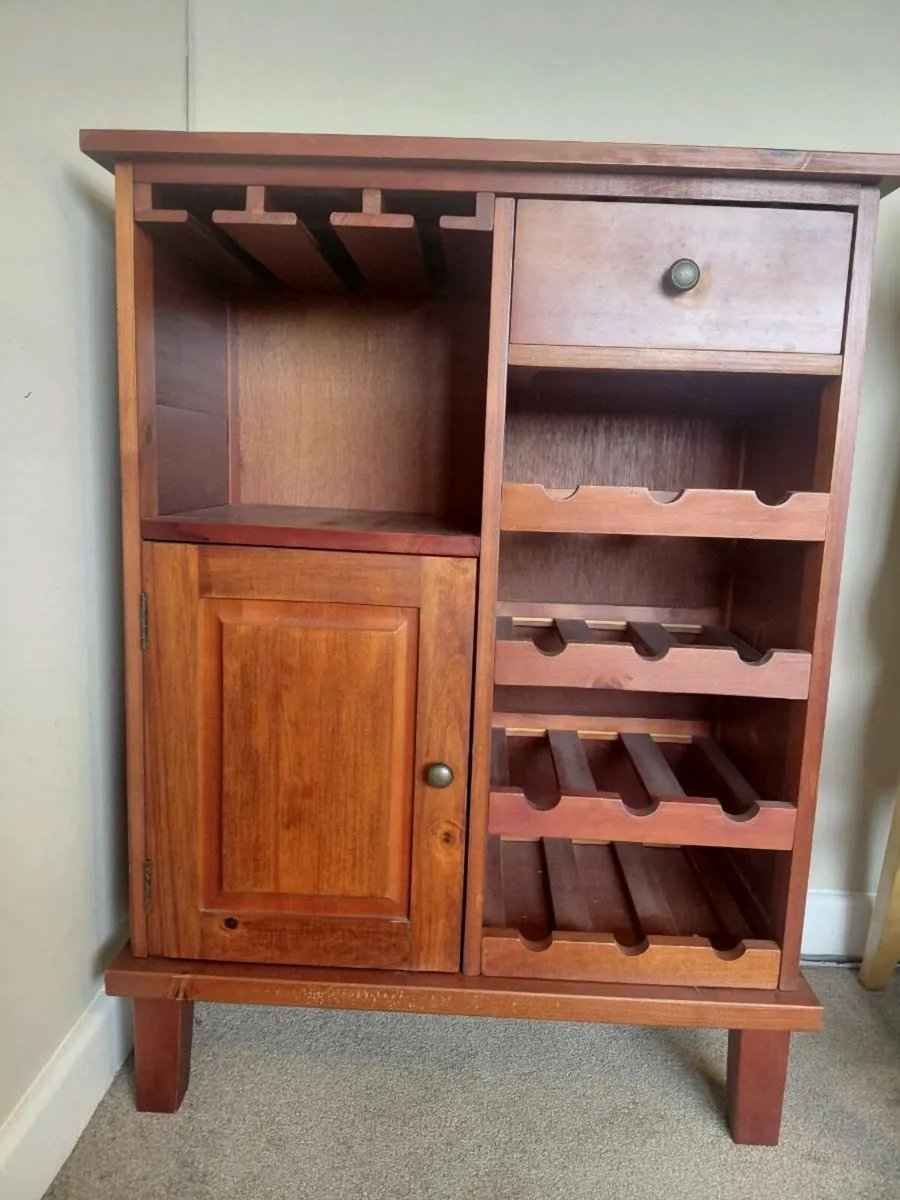 Wine Rack with Storage