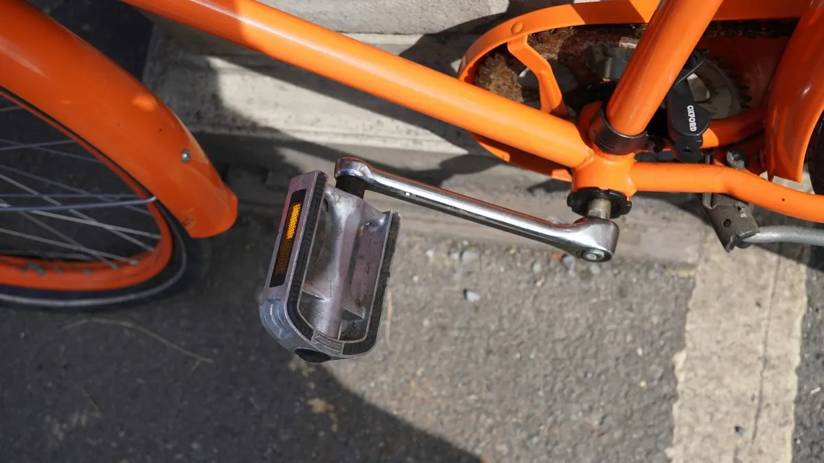 Vintage Orange Kronan Bicycle - Image 4