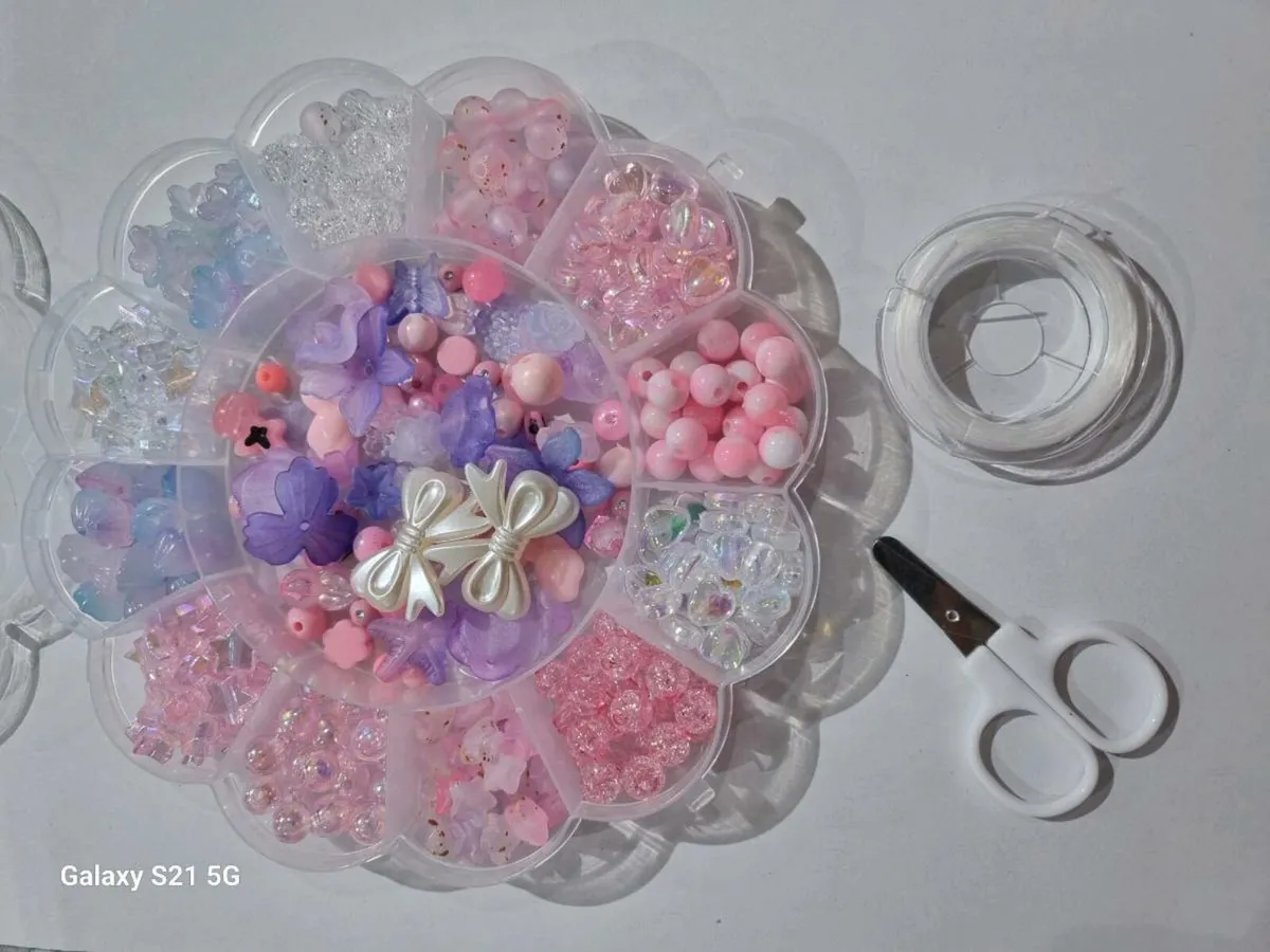 Bracelet Making Kit- Beads, Charms, and
More! - Image 2