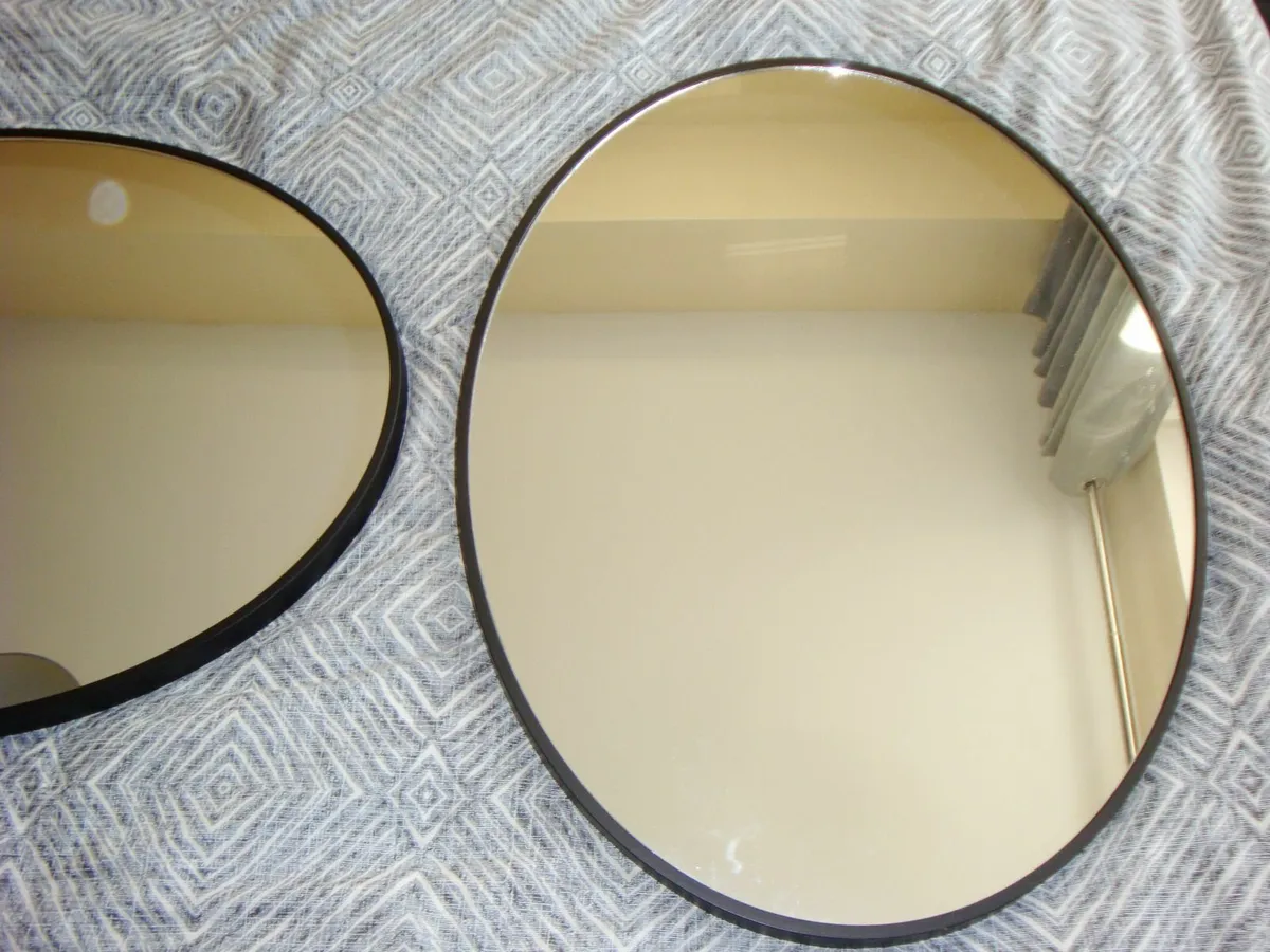 TWO oval mirrors - Image 2