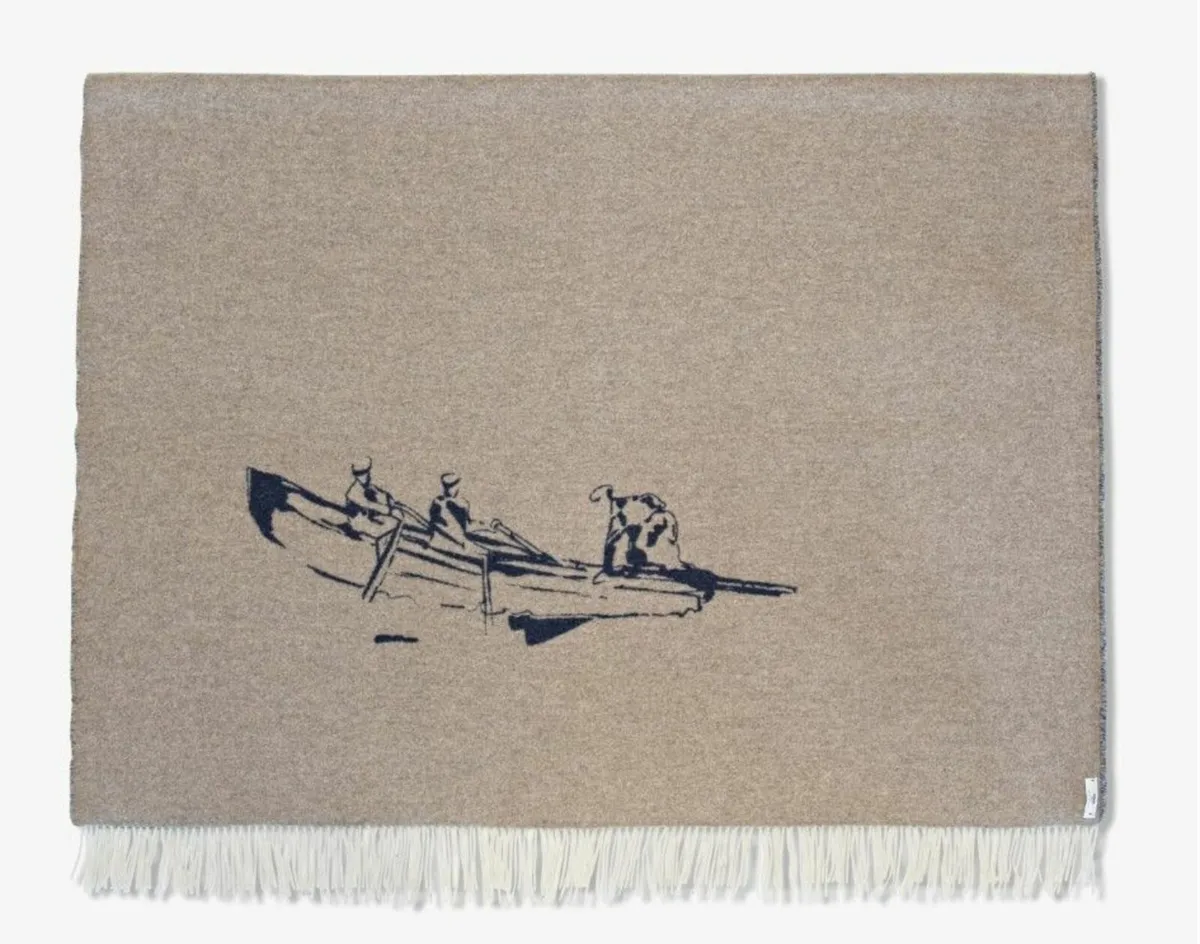 Online Auction Of A Navy/Brown Blanket & More! - Image 3