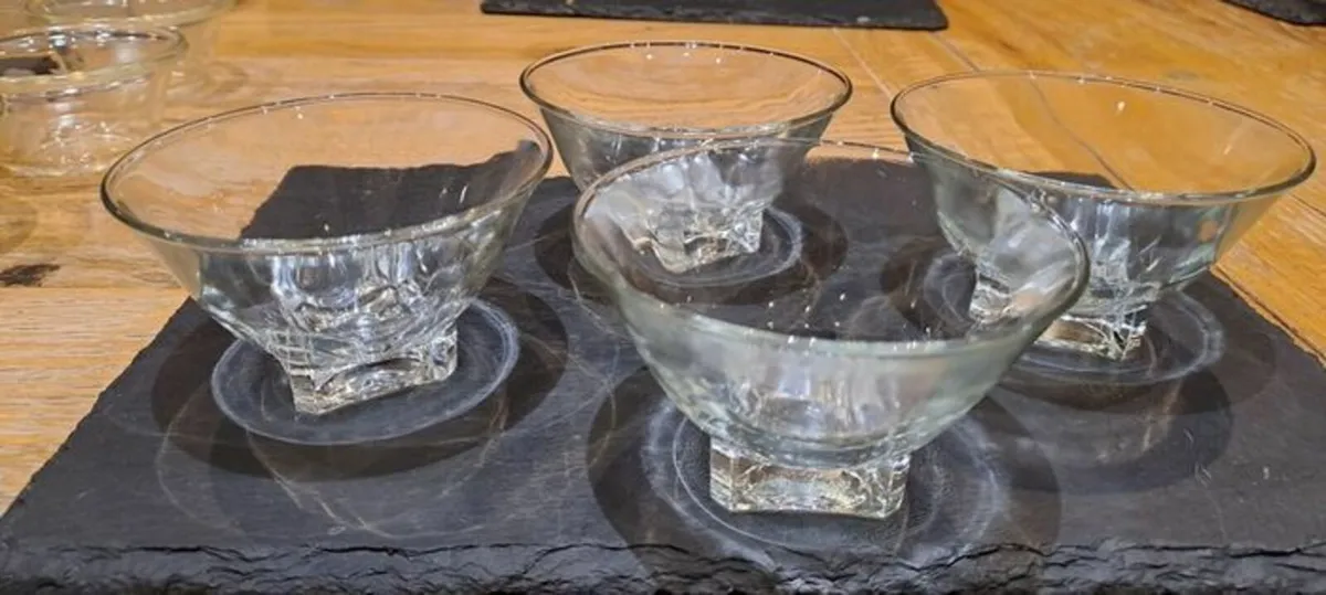 Glass dessert cups vintage - Image 1