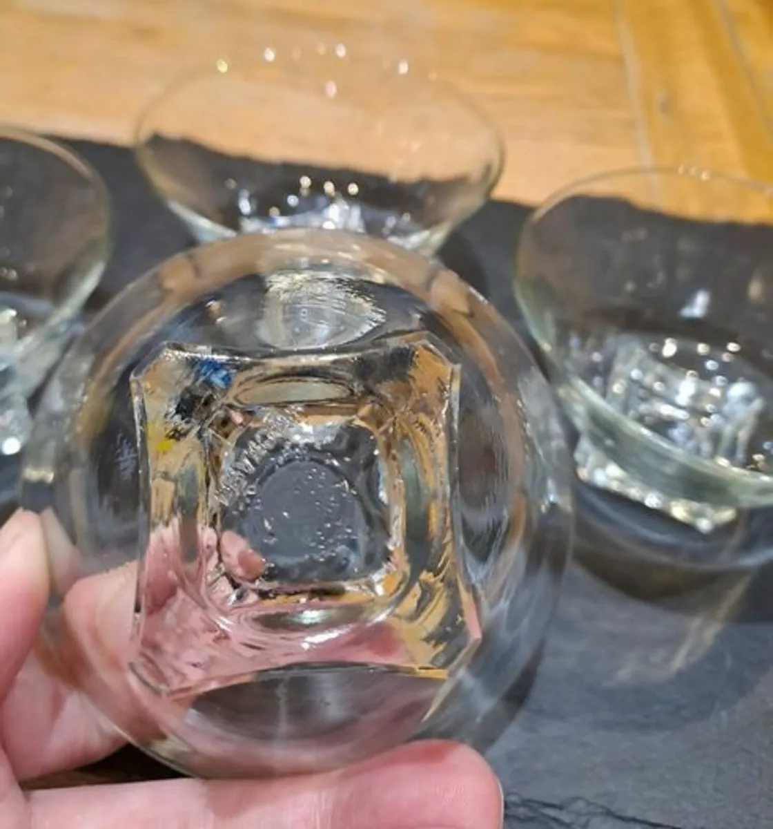Glass dessert cups vintage - Image 3