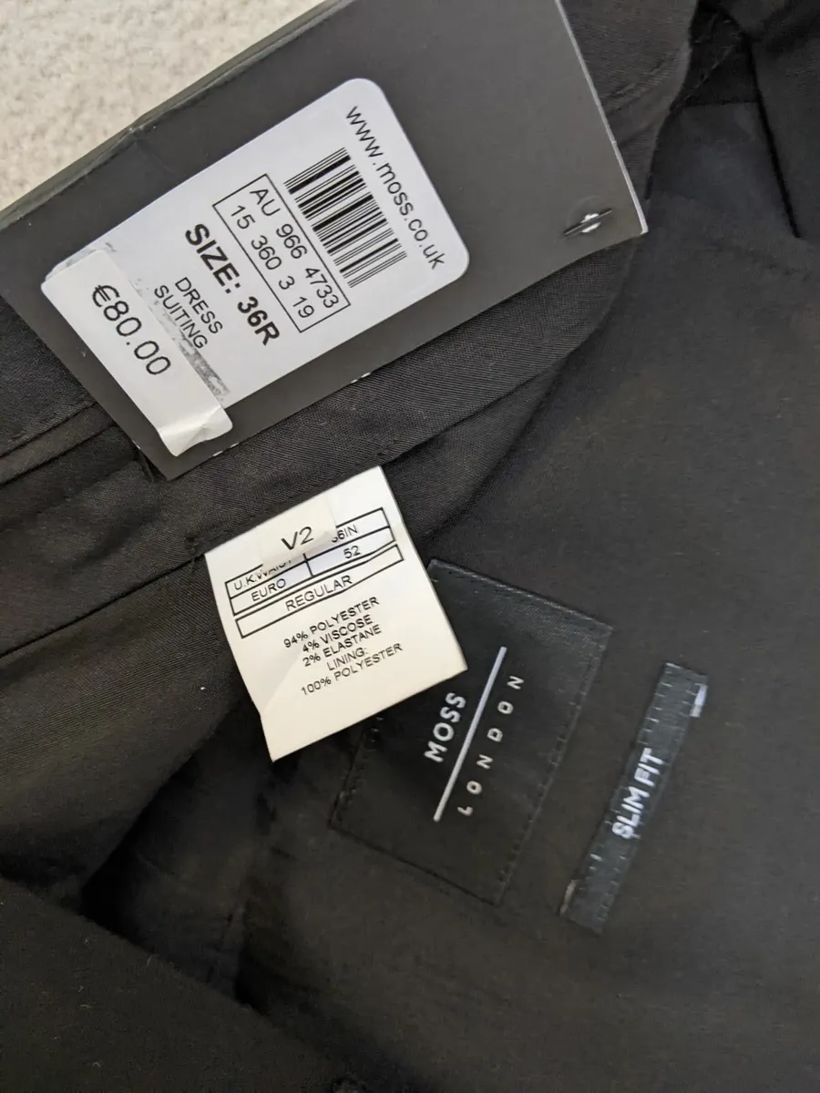 Black Tie Trousers - Image 2