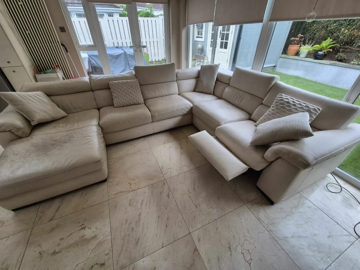 Leather Sofa - Image 1