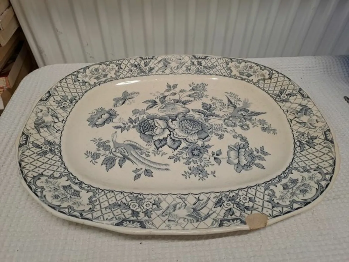 Antique Mason's serving platter - Image 1