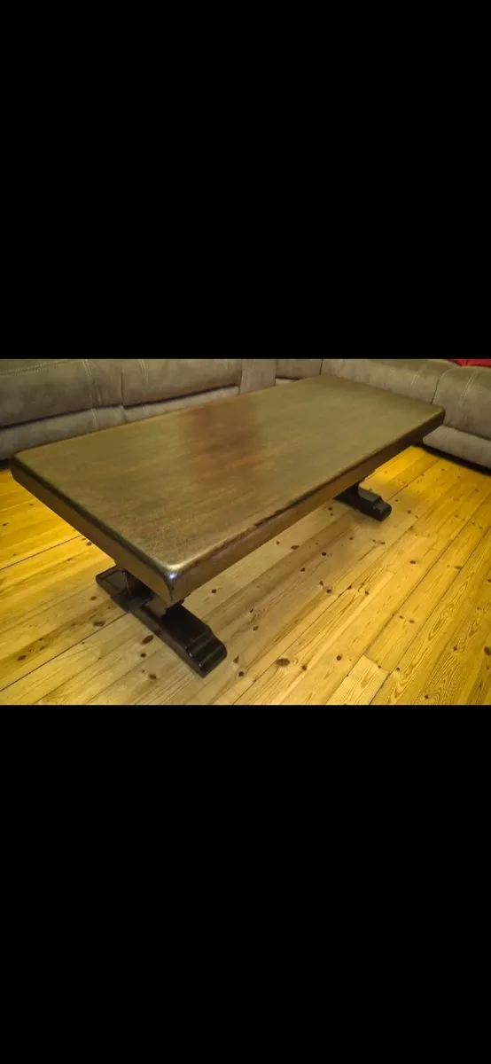 Vintage Refectory Coffee table - Image 1