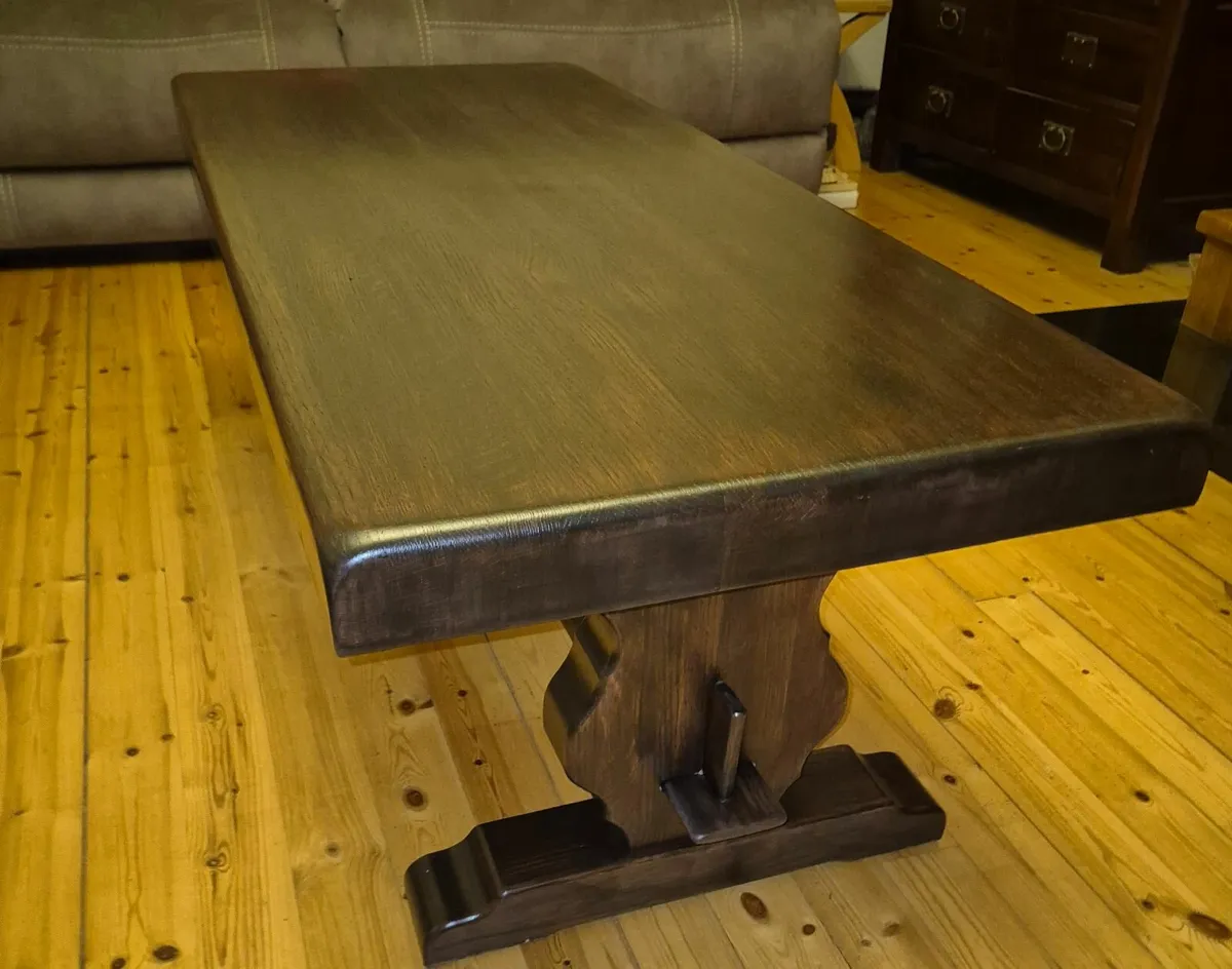 Vintage Refectory Coffee table - Image 4