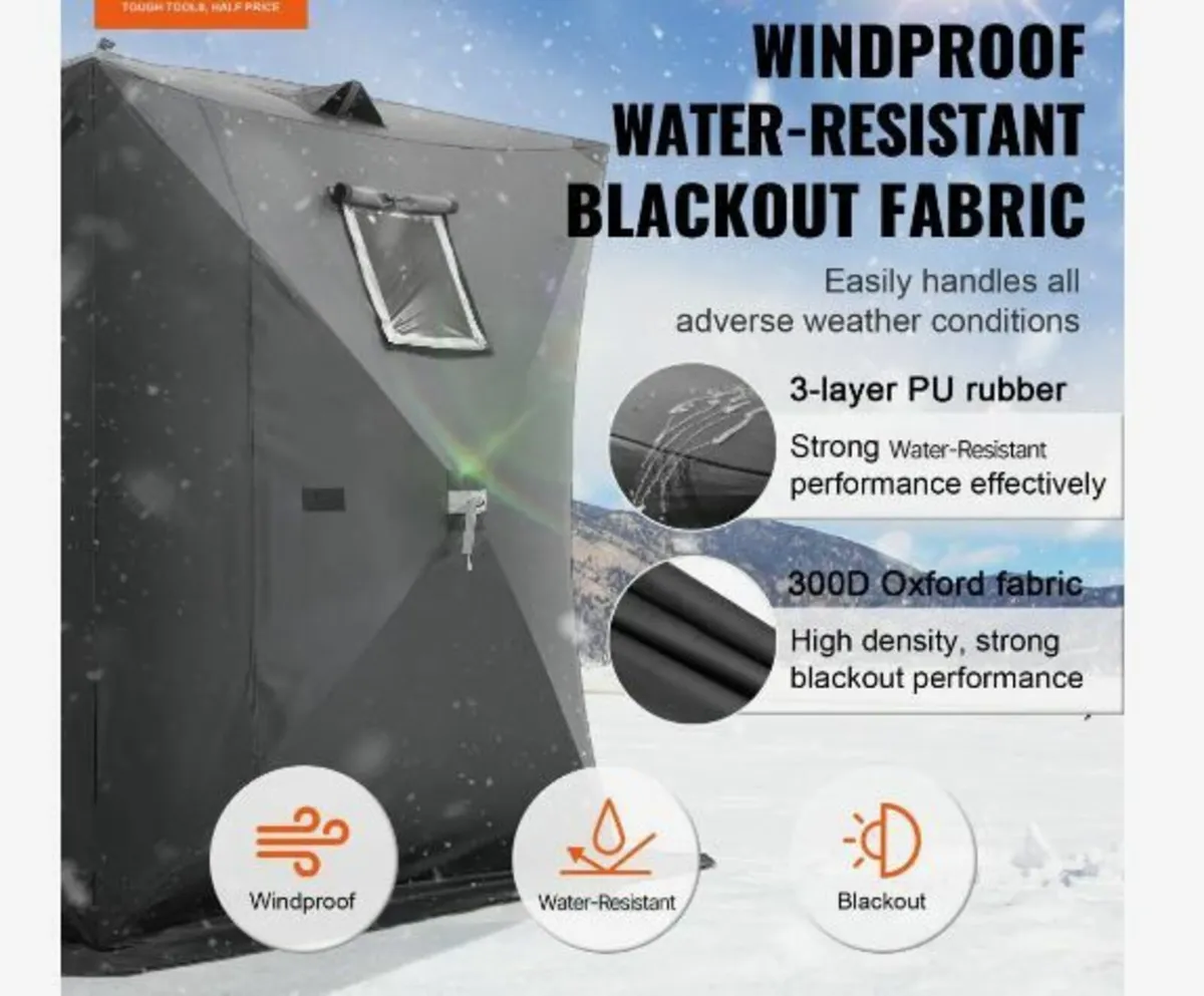 Portable Ice Shelter, 3-4 Person - Image 2