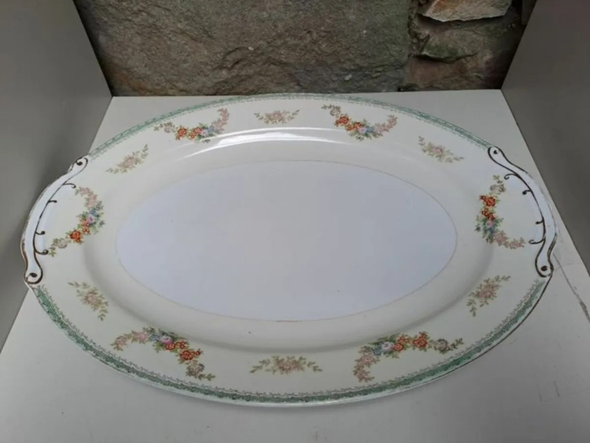 Antique Large turkey serving platter - Image 1