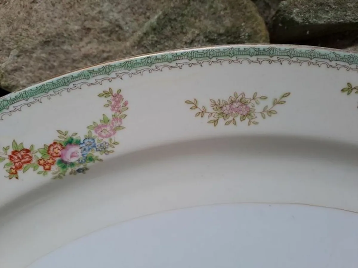 Antique Large turkey serving platter - Image 4