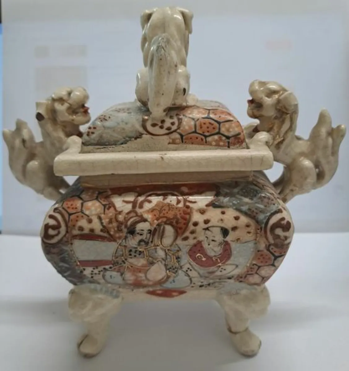 2 Japanese Koro jars Antique - Image 2