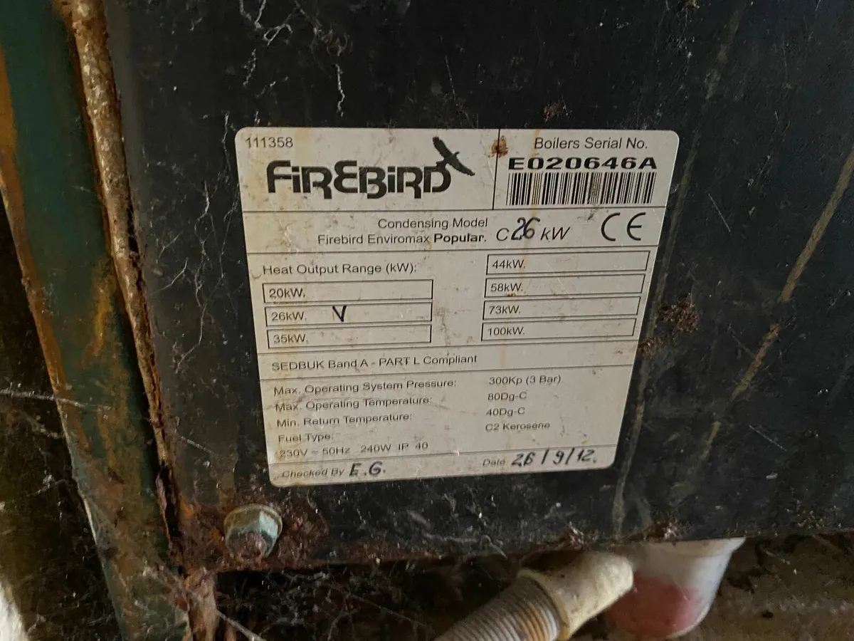 Firebird enviromax popular boiler - Image 2