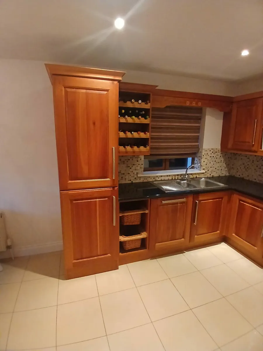 Cherry Wood Kitchen Units-buyer to remove. - Image 2