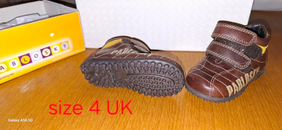 Boys shoes -sizes 4, 4.5, 11, 13 - Image 1