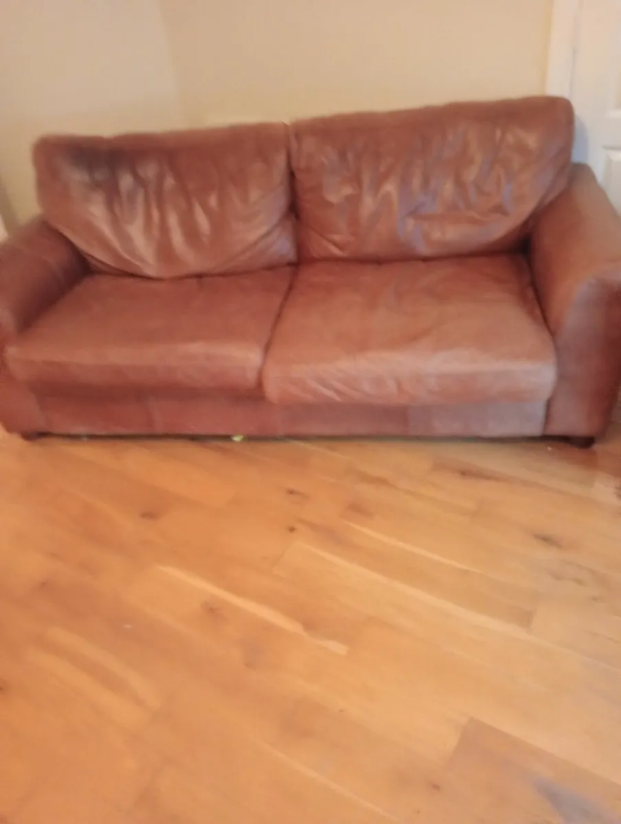 Leather couch