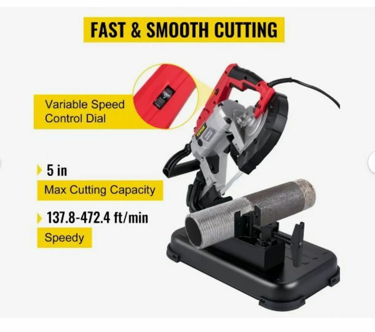 Portable Band Saw, 127 mm x 127 mm - Image 2