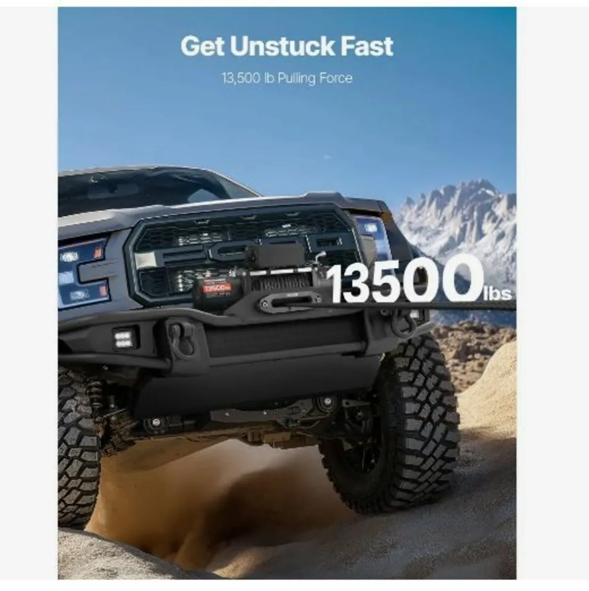 Electric Winch, 6100 kg Load Capacity - Image 2