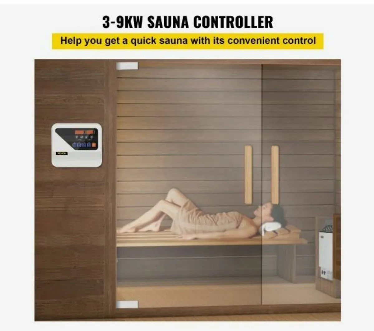 External Sauna Heater Controller for 3KW-9KW - Image 2