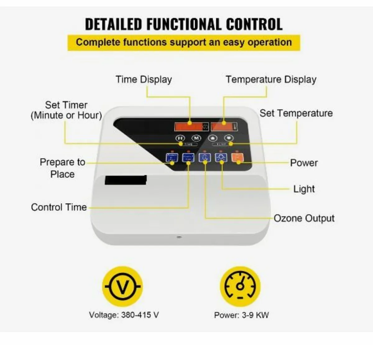 External Sauna Heater Controller for 3KW-9KW - Image 3