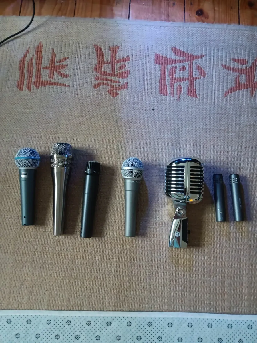 Microphones.