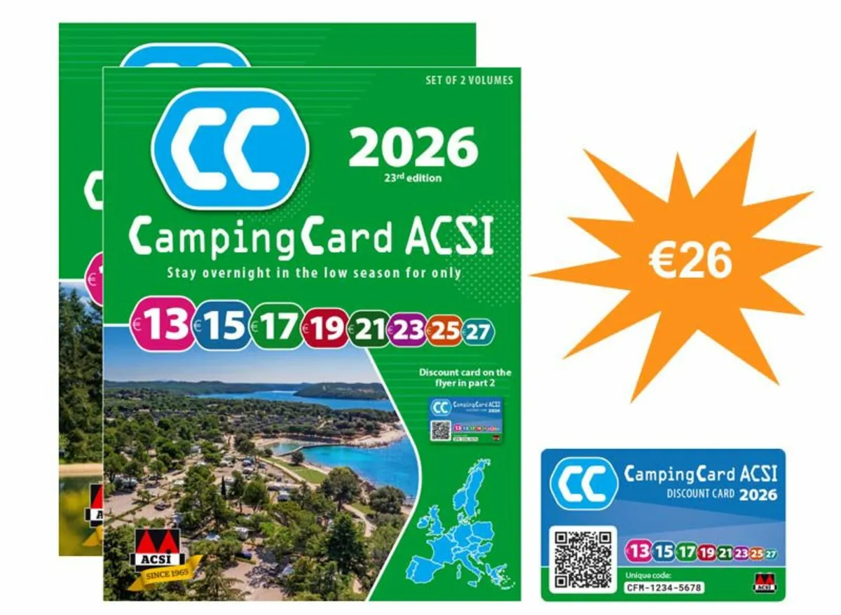 2026 ACSI Camping Cards at Anchor Point Motorhomes - Image 1