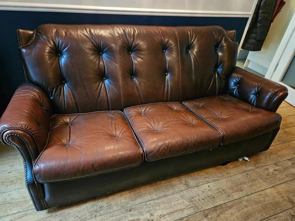 Vintage Leather sofa - Image 1