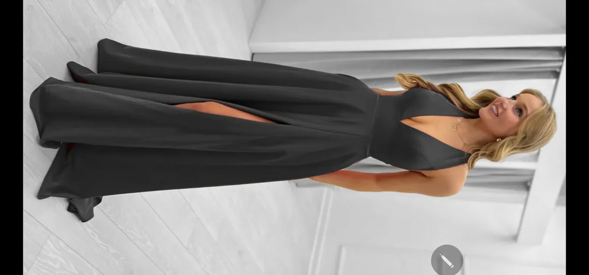 Stunning Black Gown size XS - Image 1