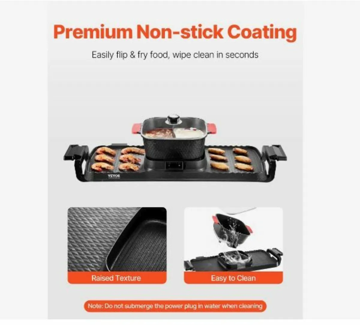 Hot Pot with Grill, 2300W 2-in-1 - Image 4