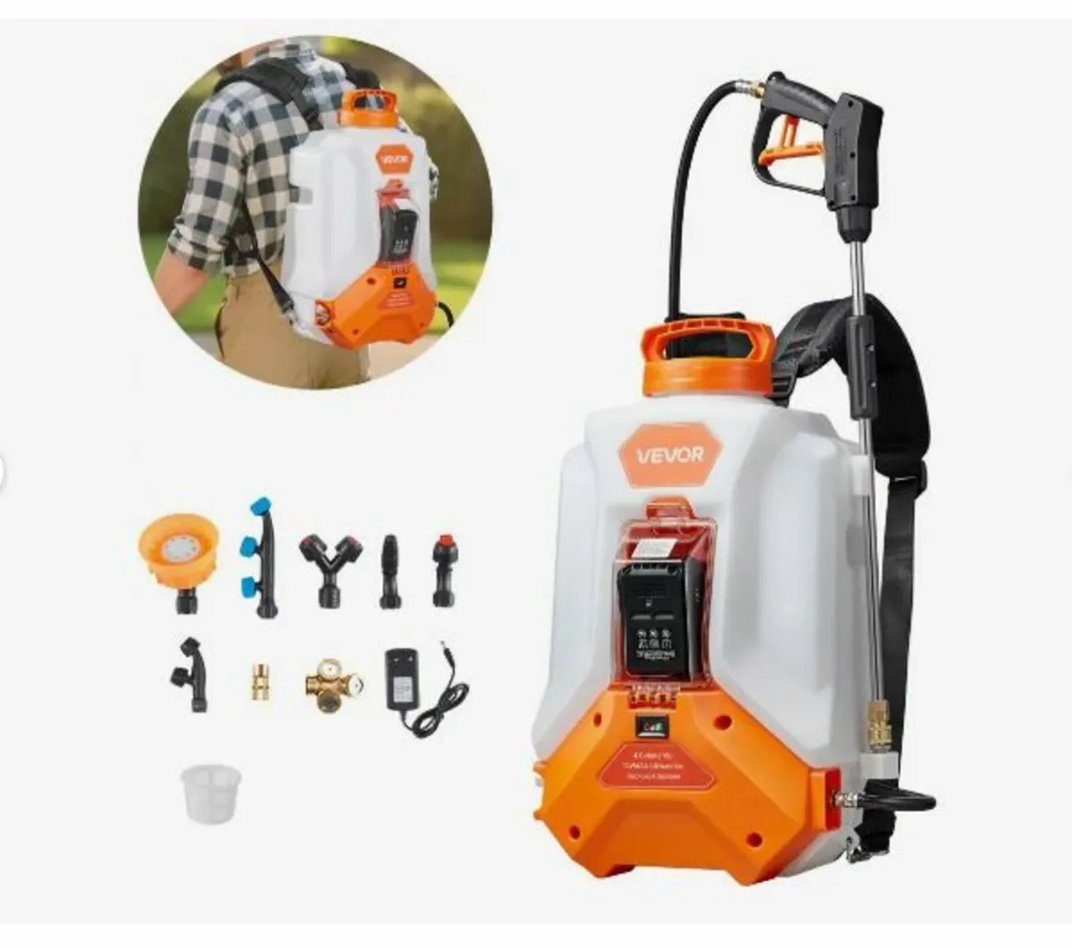 Battery Powered Backpack Sprayer, 16L - Image 3