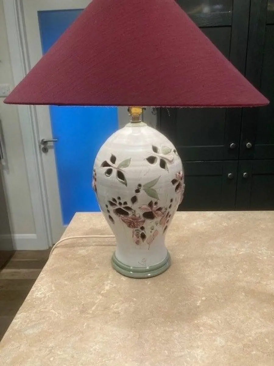 Lamp with Matching Lamp Shade - Image 1