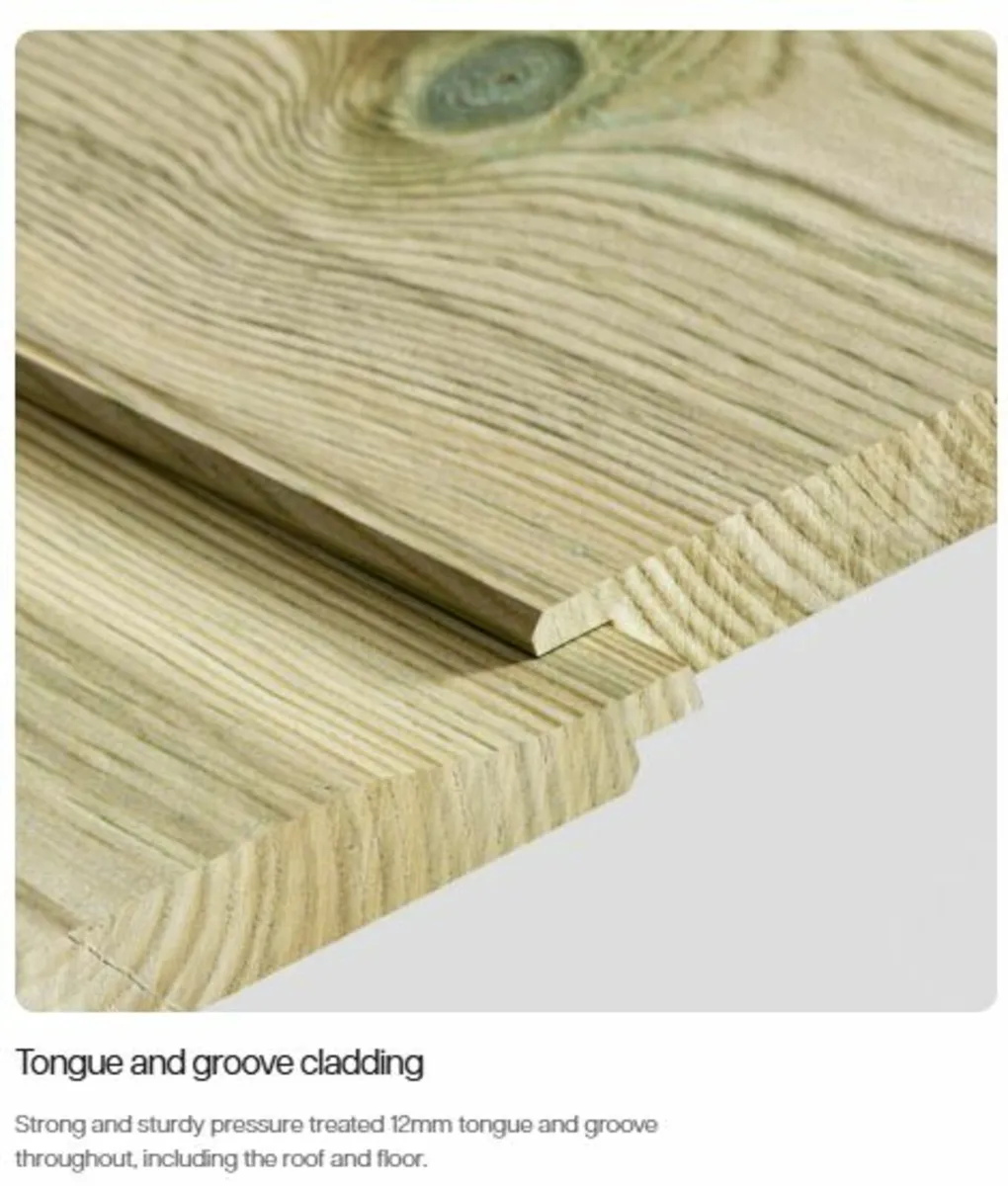 🌟 8x10 Premium Pressure Treated Timber Apex Shed - Image 4