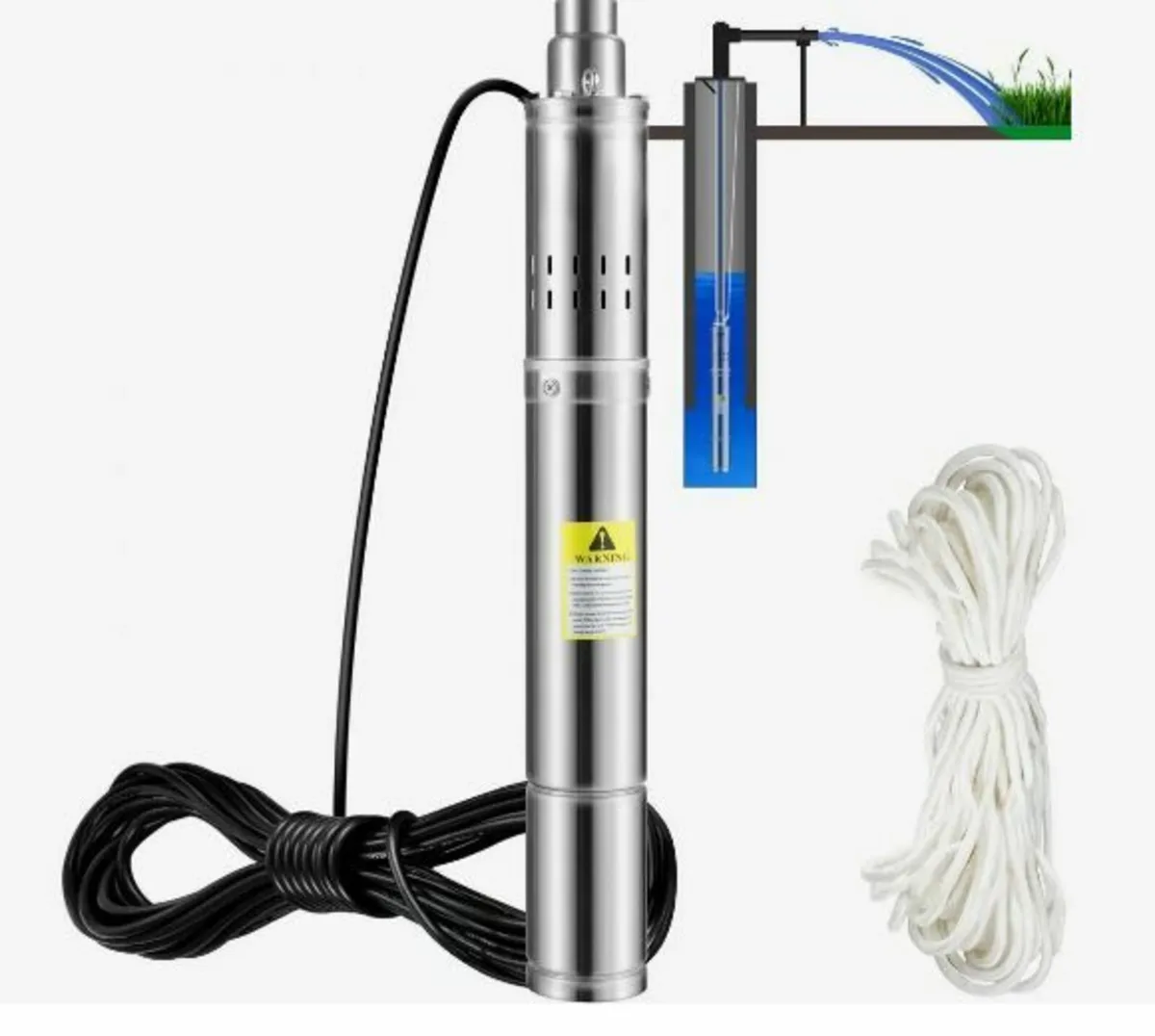 Deep Well Submersible Pump, 550W - Image 1