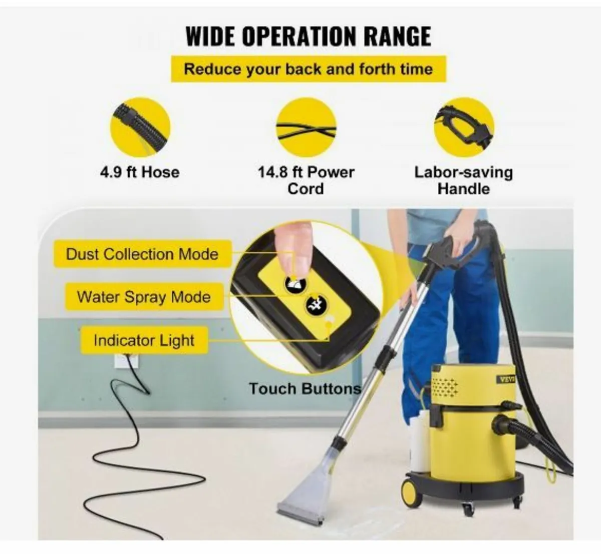 Wet Dry Vacuum Cleaner - Image 3