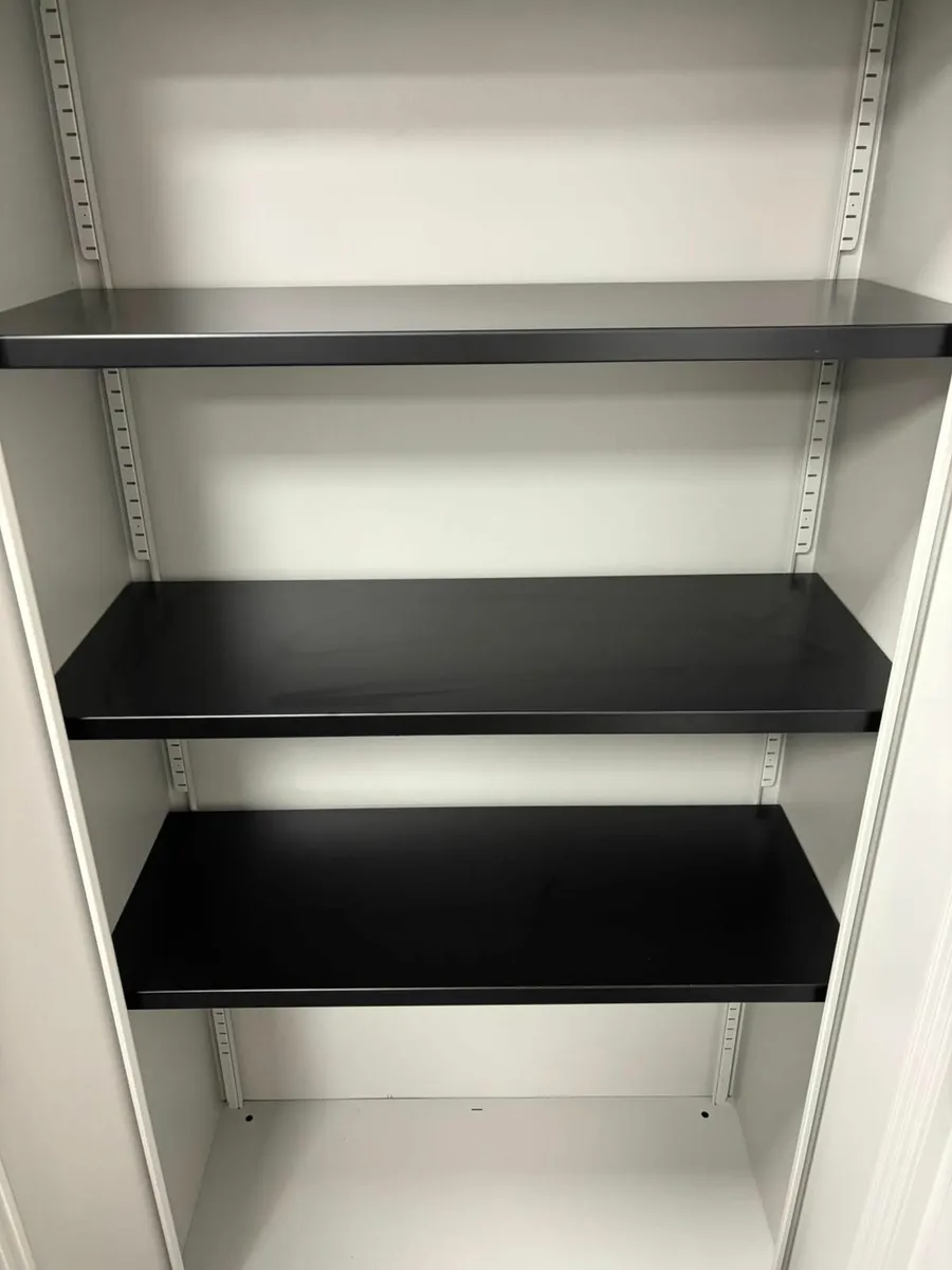 Bisley Regular Door Cupboard Steel 3 Shelves Locks - Image 3